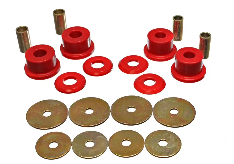 Energy Suspension 5.4105R Front Subframe Bushing Set – Red Performance Polyurethane 1