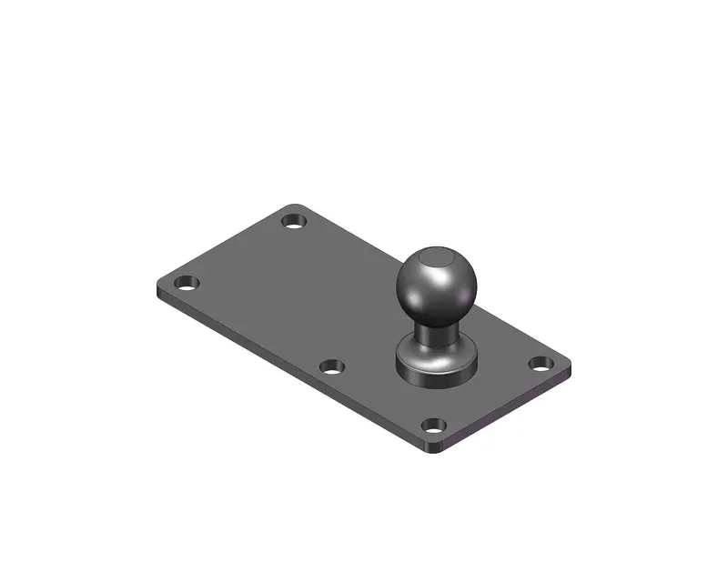 Husky Towing 34842 Integrated Ball-And-Plate Trailer Hitch Mount 1