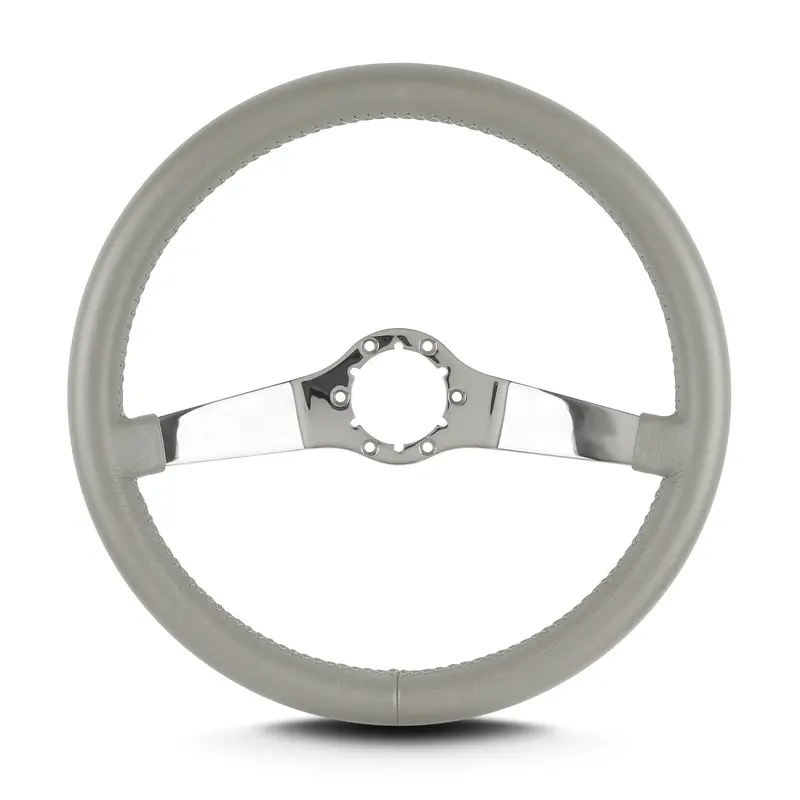Lokar 63407 Lecarra Two-Smooth Steering Wheel – Classic Billet Aluminum Style 1