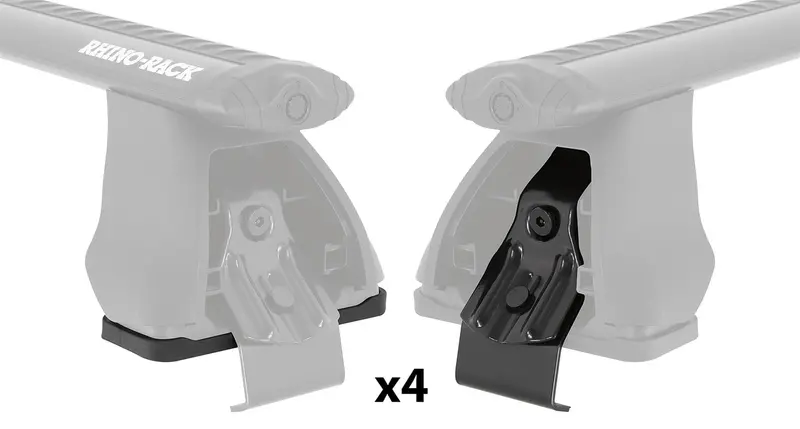 Rhino-Rack Dk444 Fit Kit For 2500 Series Roof Rack – Includes 4 Pads & 4 Clamps 1