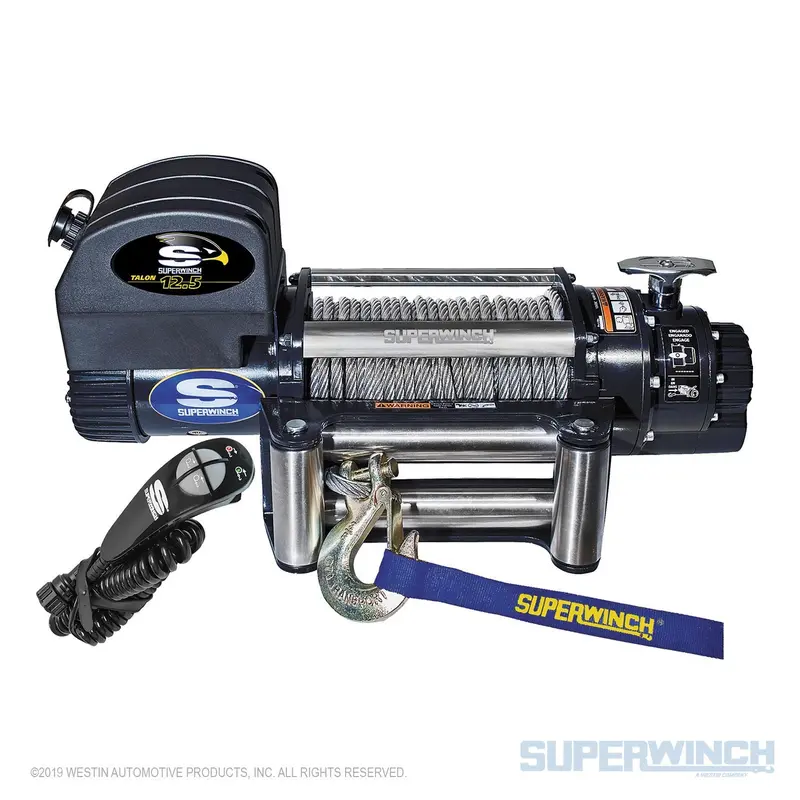 Superwinch Talon 12.5 – 12,500 Lb Winch With Wireless Remote And Synthetic Rope 1