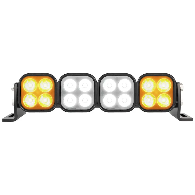 Vision X Unite Series 12" Combo Beam Light: White Spot + Amber Flood 1