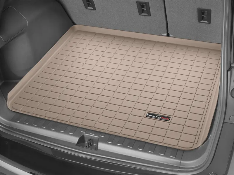 Weathertech 411082 Cargo Liner – Third-Row Coverage, Tan Color 1