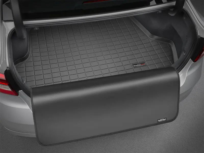 Weathertech 41328Sk Tan Cargo Liner With Rear Bumper Protector – Designed For Second-Row Seating 1