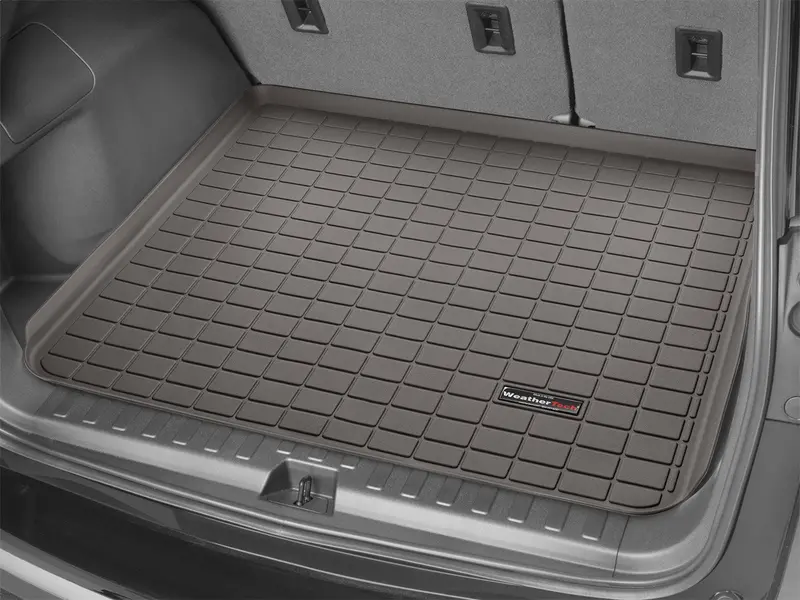 Weathertech 431209 Custom-Fit Cocoa Cargo Liner – Designed For Vehicles Without Rear Spare Tire Storage 1
