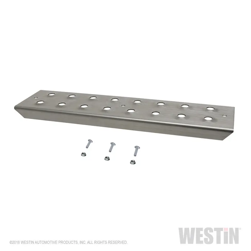 Westin 56-100015 Hdx Stainless Steel Drop Step Plate Kit – 15-Inch Replacement With Hardware 1